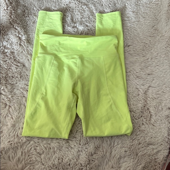 GAP Neon Yellow Leggings - Picture 1 of 2